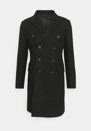 LONG PEA COAT - Manteau classique - black