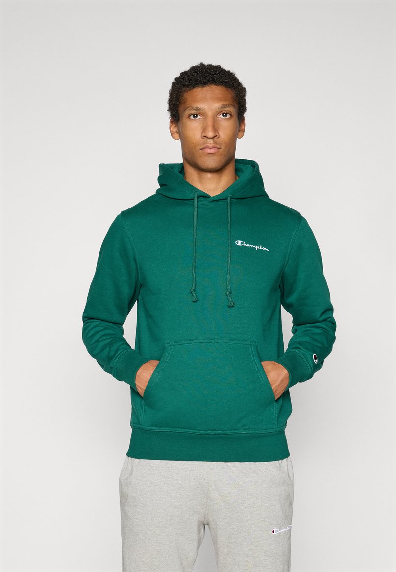 Champion ICONS CONTRAST HOODIE - Kapuzenpullover - dark green