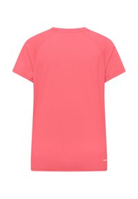 Korte mouwen t-shirt in felle roze, gemaakt van zachte stof met een gladde textuur en een ronde hals; raglanmouwen voegen iets toe aan het ontwerp.