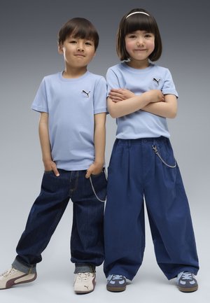 Puma, PUMA CAT T-SHIRT KIDS UNISEX - T-shirt basique - chambray blue