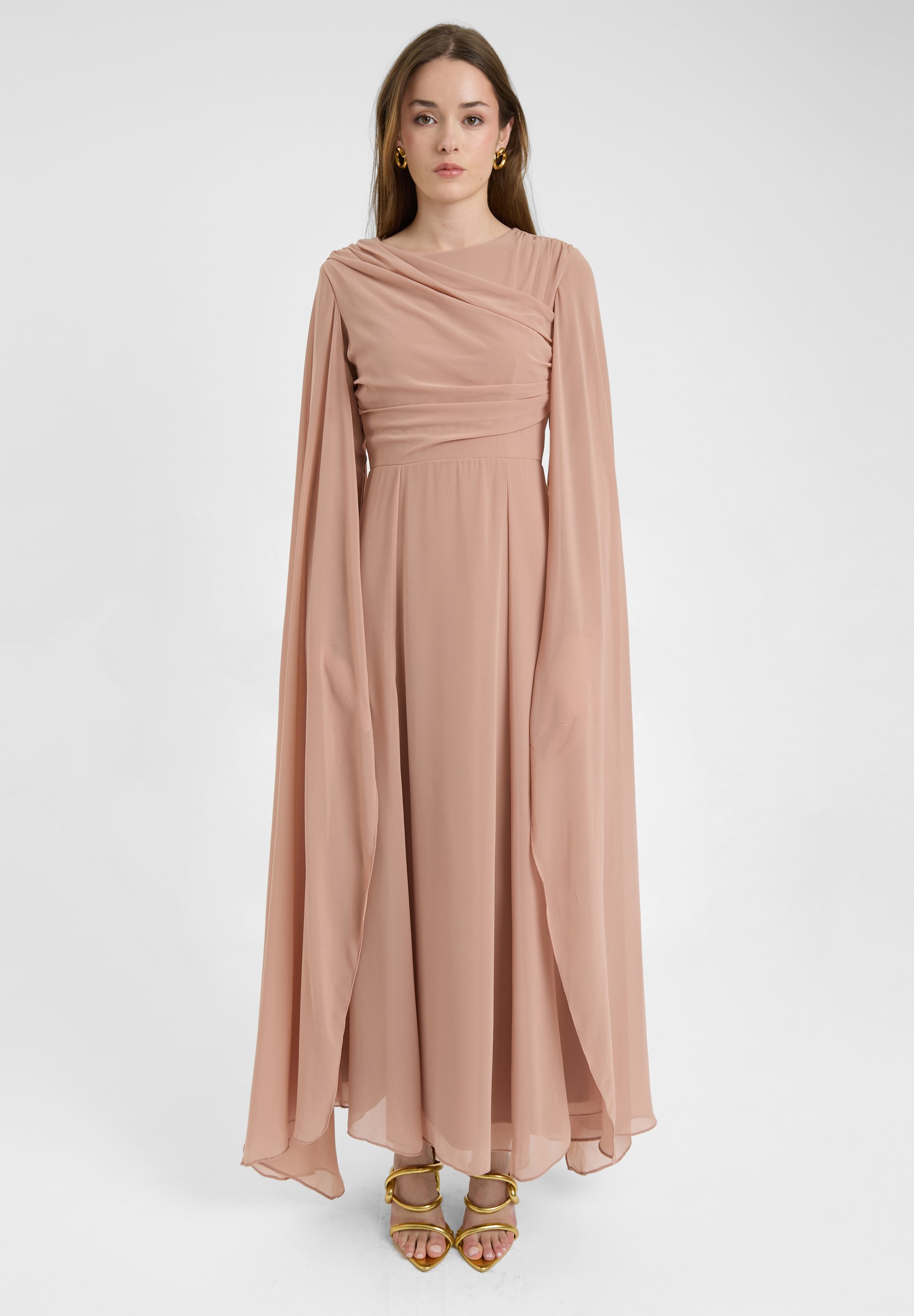 Maryisa Maxi dress - taupe blush/taupe - Zalando.ie Maryisa Maxi dress - taupe blush/taupe - Zalando.ie