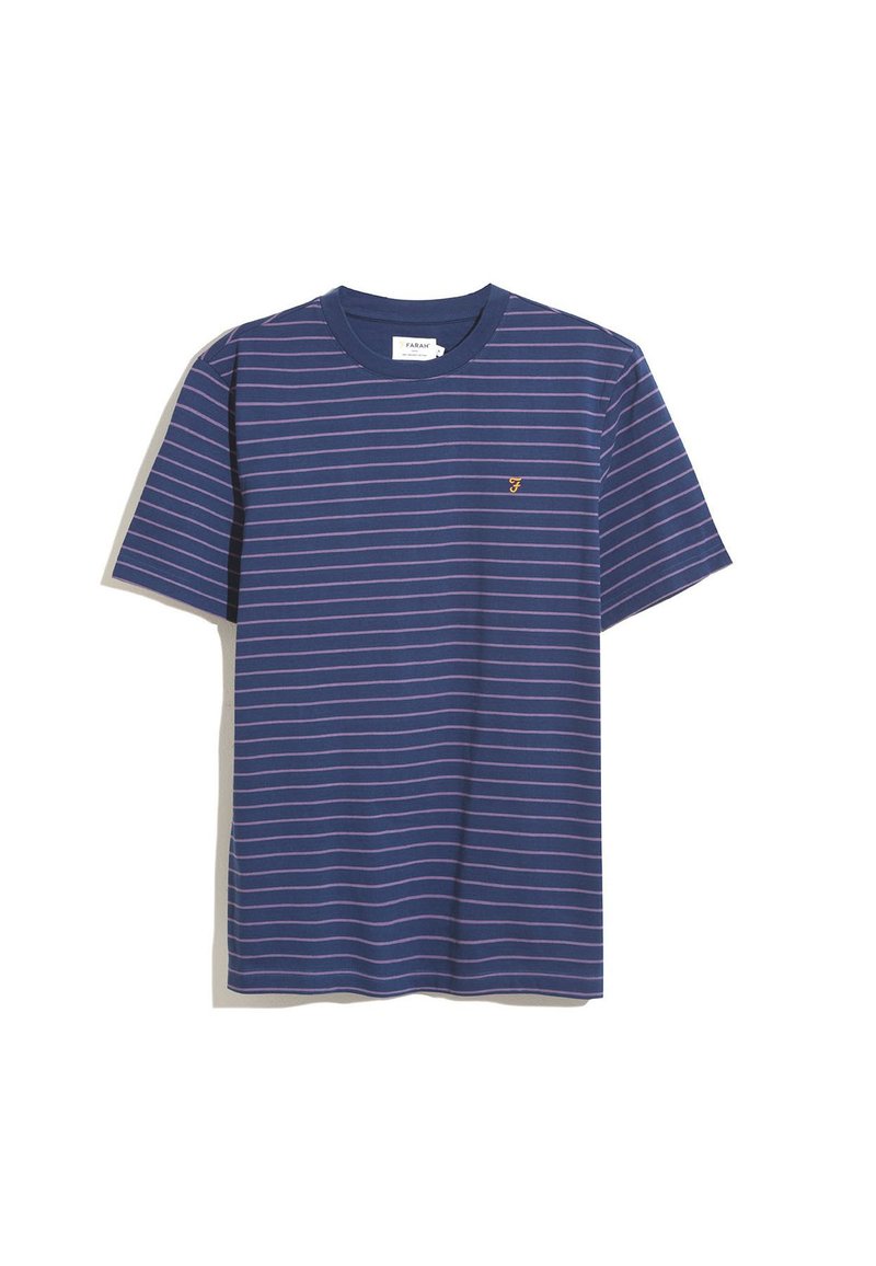 Farah T-shirt print donkerblauw