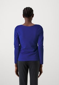 ONLY CHOICE L/S 2-WAY OVAL NECK BOX JRS - Hosszú ujjú felső - sodalite blue