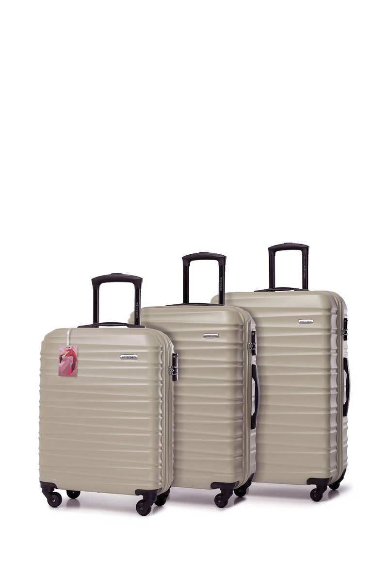 WITTCHEN LUGGAGE SET WITH TAG FROM ABS - Kofferset - beige