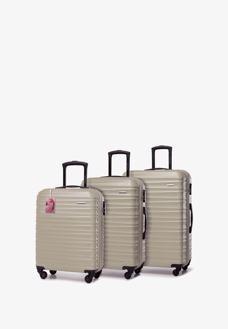 WITTCHEN LUGGAGE SET WITH TAG FROM ABS - Kofferset - beige