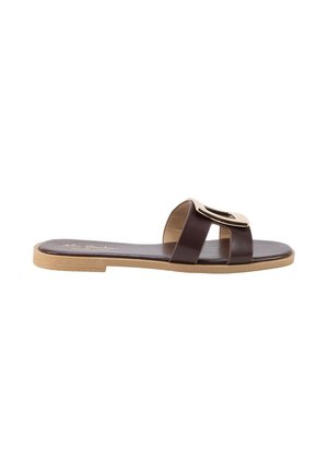 KESLEM, SANDALIAS KESLEM, MUJER - Sandalias planas - marrón