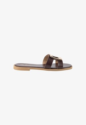 KESLEM, SANDALIAS KESLEM, MUJER - Sandalias planas - marrón