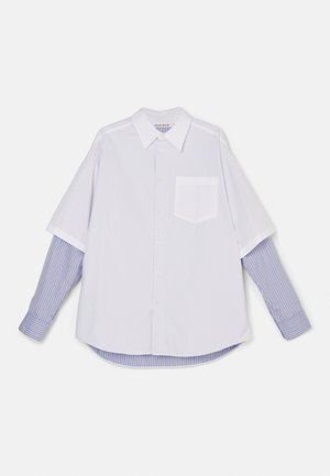 WOOD WOOD DOM SLEEVE STRIPE - Srajca - azure blue