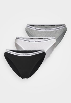 Calvin Klein Underwear 3 PACK - Fecskék - schwarz beige