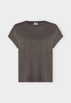 DRYKORN, VANOPE - Jednoduché tričko - brown