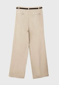 Stradivarius WITH BELT - Bukser - beige