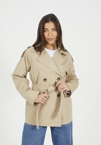 Brave Soul Trench - stone - ZALANDO.FR