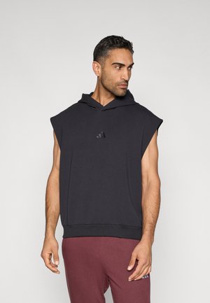 Φούτερ με κουκούλα - black