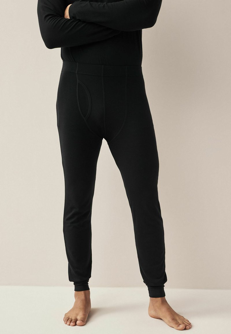 Next - 2 PACK LIGHTWEIGHT THERMAL LONG JOHNS - Pamatslānis - black grey, Palielināt