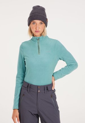 MUTEZ  - Felpa in pile - crocodile green