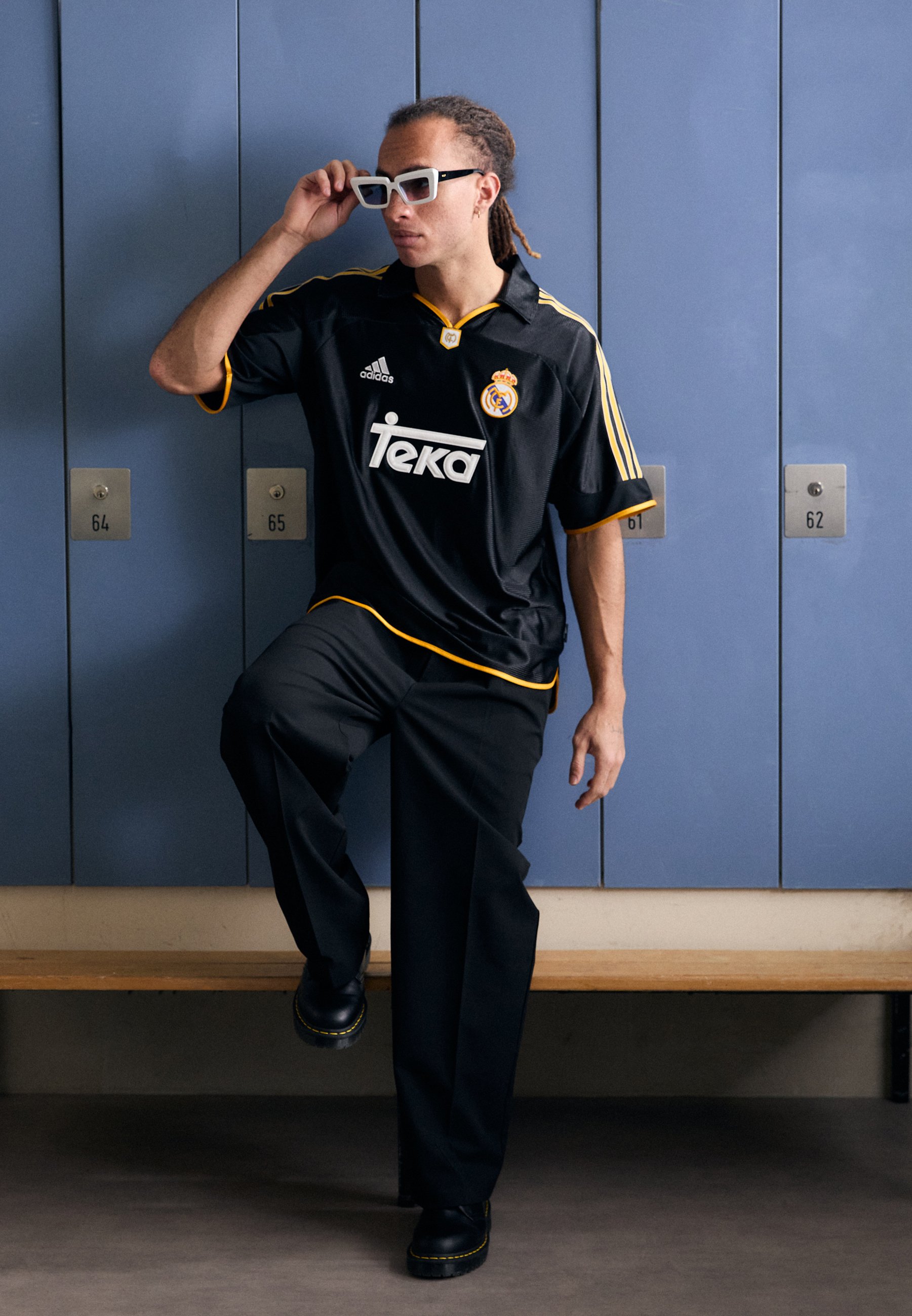 adidas Real Madrid XL ダークグレー シャツ adidas Performance REAL MADRID - Print T-shirt - dark grey