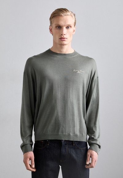 Emporio Armani Pullover - mulled basil/fog