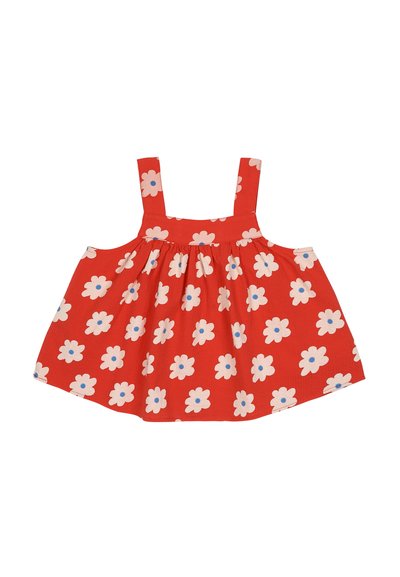 JELLY MALLOW FLORAL SLEEVELESS - Tops - red