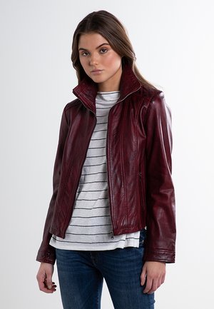 LEDERJACKE - Lederjacke - red
