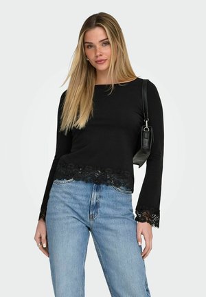 ONLLIVE - Langærmet T-shirt - black