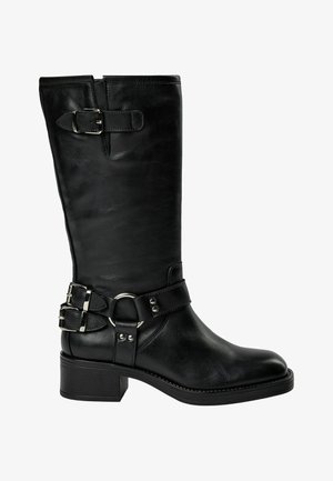 CLARISSASW - Kovbojské/motorkárske čižmy - black