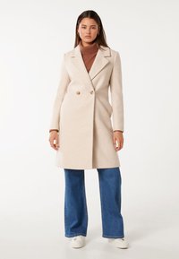 Forever New SHELLEY DOUBLE BREASTED COATIGAN - Casaco clássico - beige