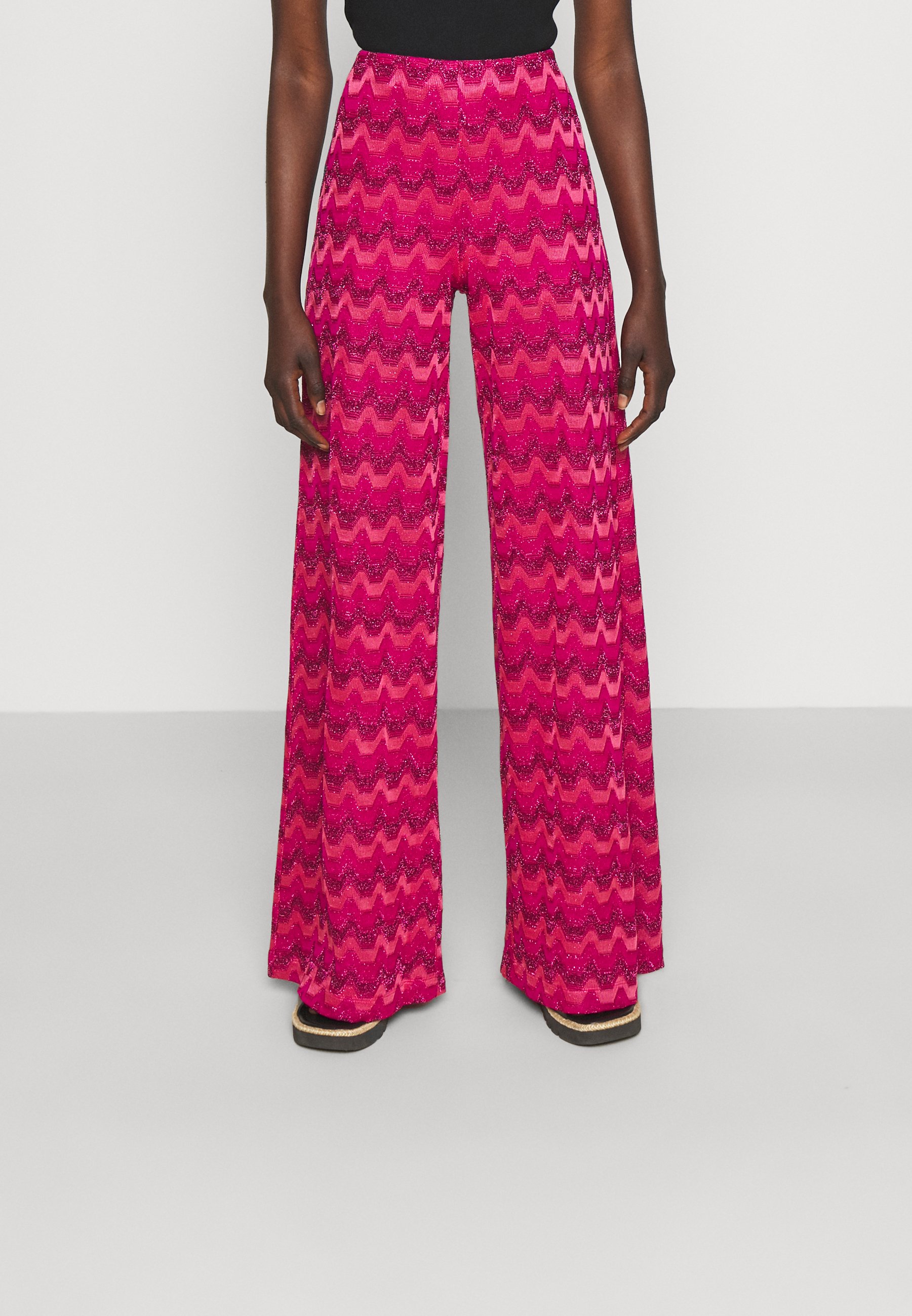 M Missoni TROUSERS - Pantalones - hot pink/rosa Zalando.es