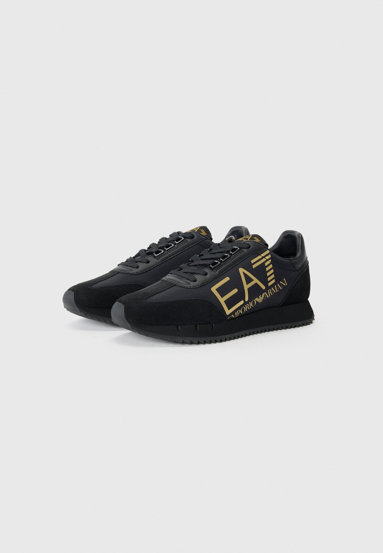 EA7 Emporio Armani Zapatillas - Triple Black/Gold — vista 2