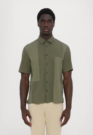 DALTON PATCHWORK SHIRT - Chemise - olive