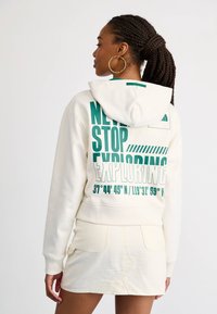 The North Face COORDINATES CROP HOODIE - Športni pulover - white dune