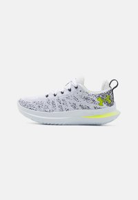 Under Armour - VELOCITI 3 - Laufschuh Neutral - white/anthracite/high-vis yellow Thumbnail-Bild 1