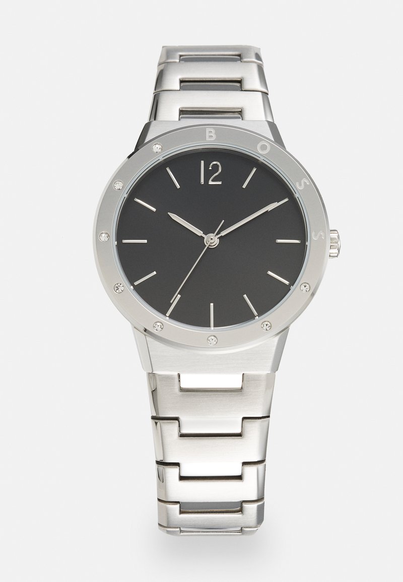 BOSS Reloj - silver-coloured/black
