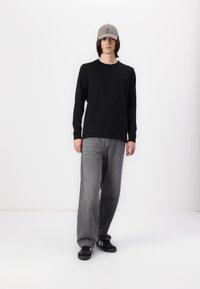 GAP EVERYDAY SOFT CREW SOLIDS - Μπλούζα με μακριά μανίκια - black