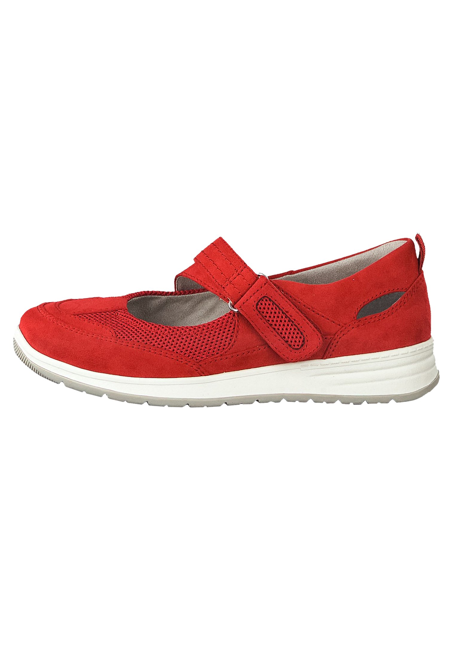 JANA Ballerinaskor med remmar red JANA Ballerinaskor med remmar red