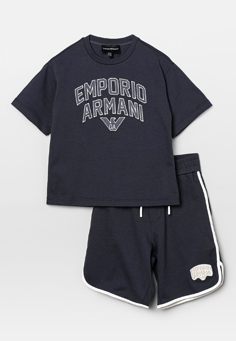 Emporio Armani T-shirt print antraciet Emporio Armani T-shirt print antraciet