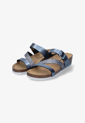 Beliana, Sandalias planas - silber platin