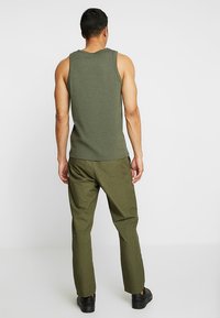 Alpha Industries SMALL LOGO TANK - Top - dark oliv