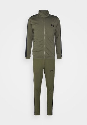 Under Armour RIVAL KNIT - Tracksuit - marine green/black