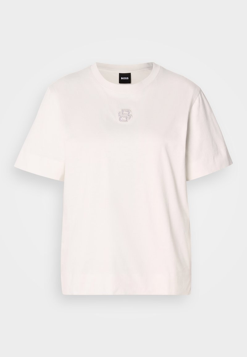 Boss T-shirt print wit Boss T-shirt print wit