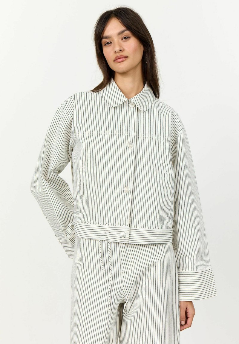 Levete Room LENNOX - Button-down blouse - star white combi