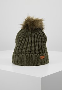 Barbour SALTBURN BEANIE - Čepice - olive