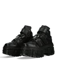New Rock - UNISEX  - Platform ankle boots - zwart Thumbnail Image 1