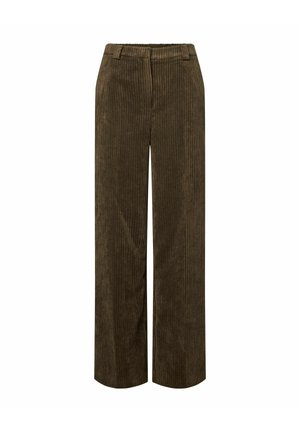 Pieces, TROUSERS PCAUDRE CORDUROY HW - Pantalon classique - wren