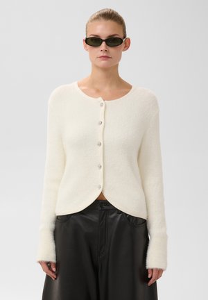 Soaked in Luxury, SLHERDIS CARDIGAN - Gilet - whisper white