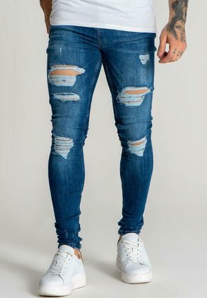 CORE DESTROYED - Jeans Skinny Fit - dark blue