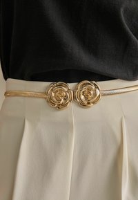 Next CORSAGE FLOWER  STRETCH   - REGULAR FIT - Bælter - gold