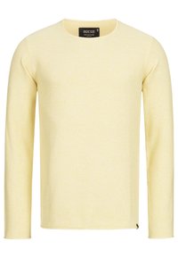 INDICODE JEANS Jersey de punto - mottled yellow