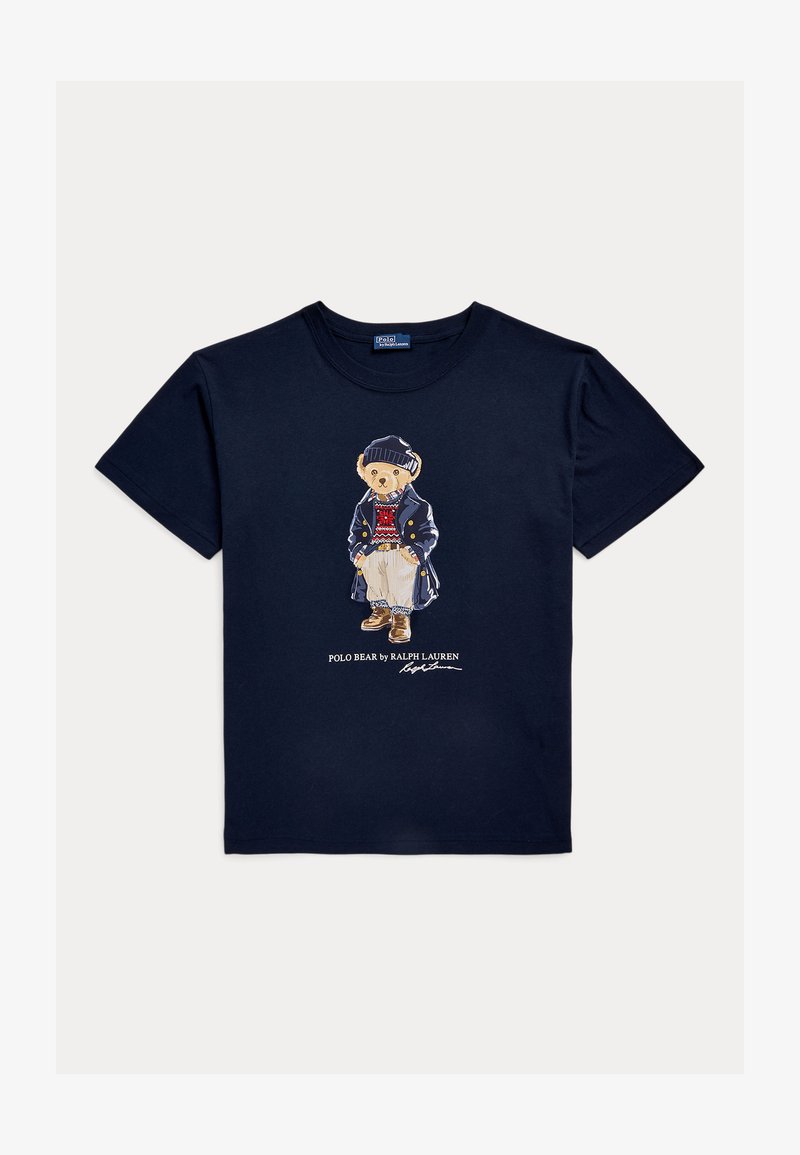 Polo Ralph Lauren POLO BEAR LOGO COTTON JERSEY TEE - Μπλουζάκι με στάμπα - worth navy