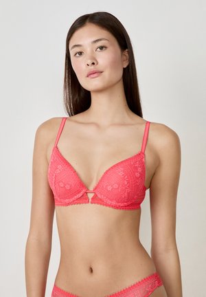 AURA - Push-up bra - coral