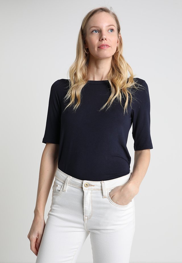 BOAT NECK - T-shirt basic - sky captain blue